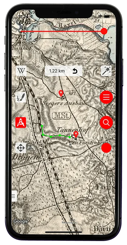 Vetus Maps saved markers screenshot